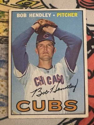 1967 Topps #256 Bob Hendley   VG/VGEX  - Chicago Cubs - Image 1 of 2