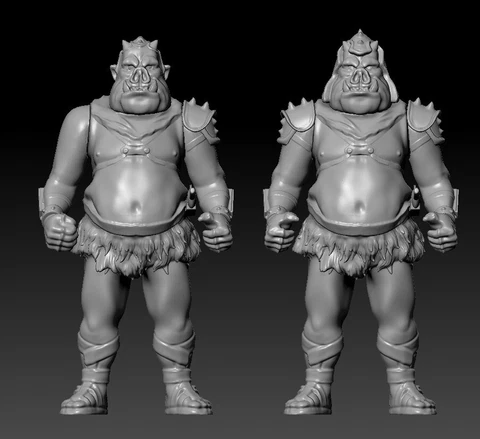 STAR WARS GAMORREAN GUARDS X2 CUSTOM RESIN MODEL KIT KENNER 3/4 BOOK OF BOBA Cover