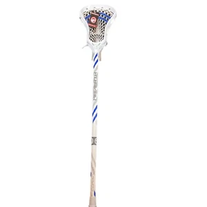 Maverik Combine ST Lacrosse Stick White/Blue Mesh Alloy 38.5” - Picture 1 of 7