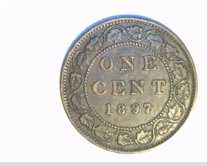 1897 Canada, 1 Penny, High Grade Circulated Bronze (Can-533) - Picture 1 of 2
