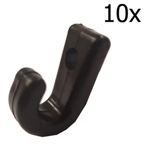 10 x KAYAK LASHING HOOKS TIE DOWN BUNGEE CORD HOLDER trailer marine boat canoe - Picture 1 of 1