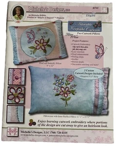 Michelle's Designs Adorable Keepsake Cutwork Pillows Embroidery Design  CD #3741 - Picture 1 of 2