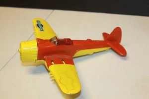 Hubley Kiddie Toy Plane Diecast Metal No. 495 Flying  Circus Vintage Airplane - Picture 1 of 6