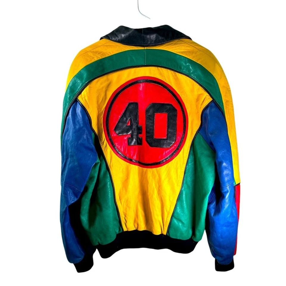 RARE Vintage Michael Hoban North Beach Leather “Hobo” Jacket Size 40 - Image 1 of 4