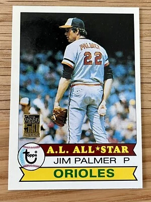 2001 Topps Through the Years Reprints #28 Jim Palmer 79 HOF Baltimore Orioles  - Image 1 of 2