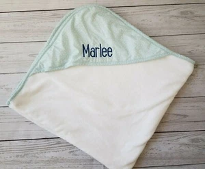 Toalla de baño para bebé con capucha ""MARLEE"" azul claro ""MARLEE"" Mono - Imagen 1 de 8