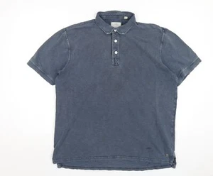 Esprit Mens Blue Cotton Polo Size XL Collared Button - Picture 1 of 10