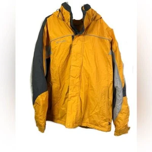 Columbia Men's Calais Peak Yellow Water Resistant Insulated Coat- Size Large - Picture 1 of 5