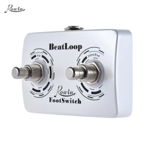 Dual FootSwitch Pedal White for LOOP Recording Effect Pedal+Free Ship Hot L3Z4 - Picture 1 of 8