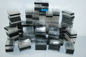 Lot of 20 Used Plastic Cassette Tape Case Cases Empty Lot of 20 - Picture 1 of 4