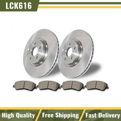 Rotores de freno delanteros y pastillas de freno de cerámica de alta calidad para Jaguar XJ8 1998-2001 Foto 1 de 4