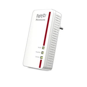 AVM Fritz Powerline 1260E Single-Adapter 1.200 MBit/s, WLAN-Access Point - Bild 1 von 3