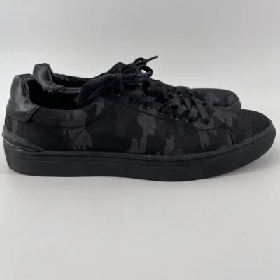 Steve Madden Men's 12 Black Camo Print Low-Top Sneakers Casual Athletic Shoes - Image 1 of 4
