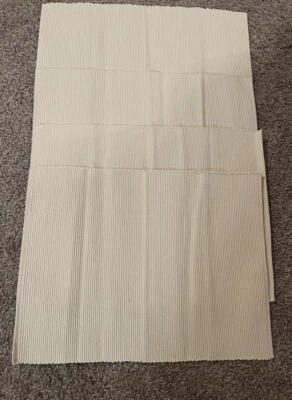 Tag Placemats. Set Of Four. Cream/Ribbed. New. - Image 1 of 4