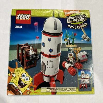[ Instruction Manual ONLY ] Lego 3831 SpongeBob Squarepants Rocket Ride - Image 1 of 4