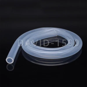 5 Meters Food Grade Transparent Silica Tube Rubber Hose  Flexible Pipe Heatproof - Picture 1 of 6