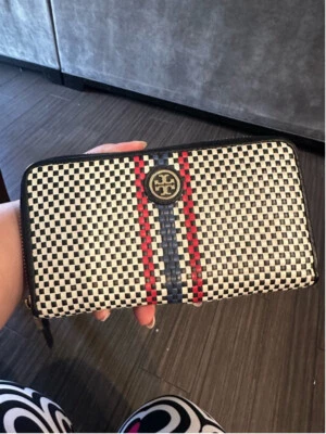 Cartera continental Tory Burch Jane con cremallera Foto 1 de 4