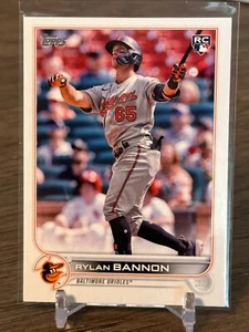 RYLAN BANNON BALTIMORE ORIOLES 2022 TOPPS UPDATE ROOKIE CARD #US70 - Bild 1 von 2
