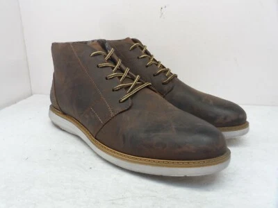 Alpine Design Men's Mid-Cut Casual Chukka Boots Brown Leather Size 13M - Image 1 of 4