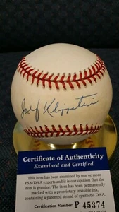 Johnny Klippstein autographed NL White baseball. PSA authenticated. - Picture 1 of 3