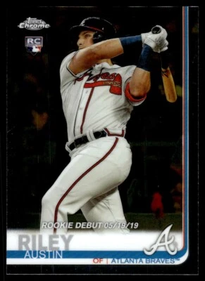2019 TOPPS CHROME ROOKIE DEBUT Austin Riley Rookie Atlanta Braves #61 R99 - Image 1 of 2
