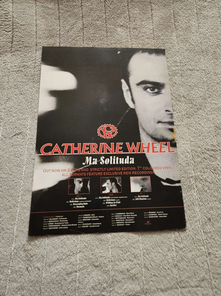 FPOT143 MAGAZINE ADVERT 12X8" CATHERINE WHEEL : MA SOLUTUDA - Image 1 of 1