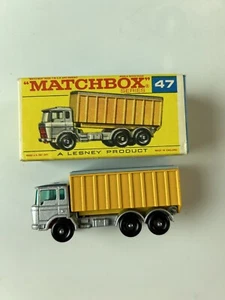 Matchbox DAF Tipper Container Truck No 47 Lesney with Box Vintage - Picture 1 of 12