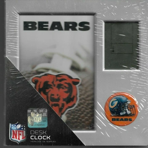 Chicago Bears ~ (1) Official NFL Team Desk Alarm Clock ~ New! Cover