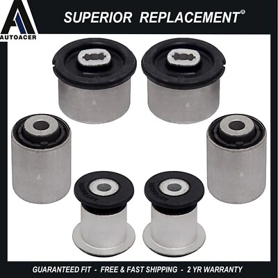 6pc Front Lower Control Arm Bushing Kit for Porsche Panamera 2010 2011 2012 2013 - Image 1 of 4