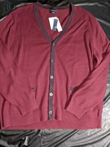 Land's End Pullover Gr. 46-48 XL Brandywine Colorblock Supima Baumwolle - Bild 1 von 18