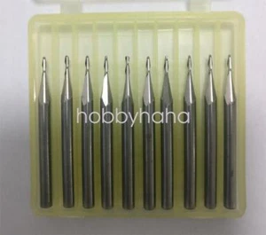 10 pezzi 3,175 mm 1/8" 2 flauto sfera naso estremità fresa punta CNC CED 1 mm 3 mm CEL - Foto 1 di 1