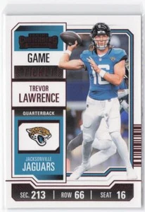 2023 Panini Contenders Trevor Lawrence #48 Game Ticket Red - Picture 1 of 2