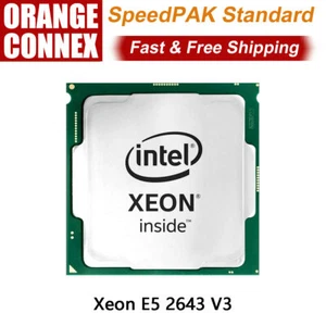 Intel Xeon E5 2643 V3 3.4GHz 20M 6-Core 12 Threads Cache LGA 2011-v3 Processor - Picture 1 of 12