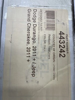 Alfombrilla forro WeatherTech Dodge Durango 2011-2021 Jeep Grand Cherokee segunda fila Foto 1 de 2