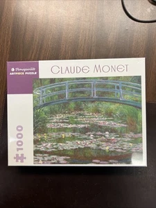 Rompecabezas de arte de granada 1000 piezas | Claude Monet | Pasarela Lily Pond sin abrir - Imagen 1 de 12