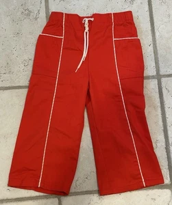 Vintage Mädchen Health-Tex Größe 3T rote Hose hergestellt in den USA gebraucht wie abgebildet - Bild 1 von 7