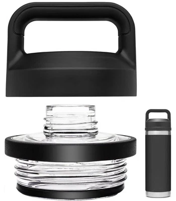 Replacement for YETI Rambler Bottle Chug Cap Lid, Screw Top Lid Replacement Fits