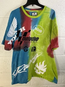 Maison Noir Tie Dye Racing Motocross Shirt Herren Gr. XXL - Bild 1 von 8
