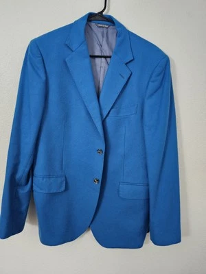 Carlo Barbera Blazer Aqua 52R 100% Cashmere  - Image 1 of 4