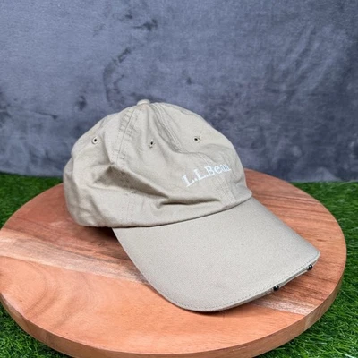 Gorra de béisbol LL Bean Hat beige ajustable con correa iluminada para hombre Foto 1 de 4
