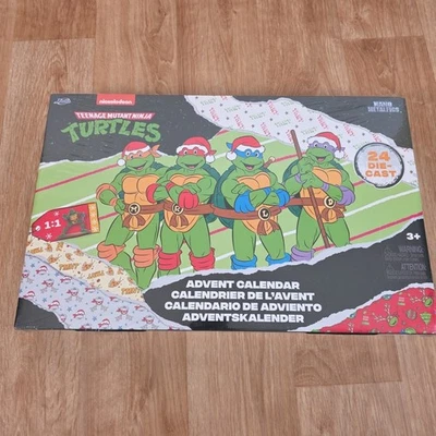 Calendario de Adviento Tortugas Ninja Adolescentes Mutantes NUEVO Regalo de Vacaciones TMNT DIE-CAST Foto 1 de 4