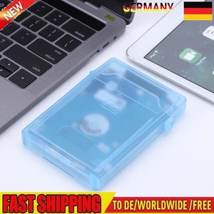 2,5-Zoll-HDD-SSD-Schutzhülle aus stoßfestem Kunststoff für Festplatten (blau) - Bild 1 von 10