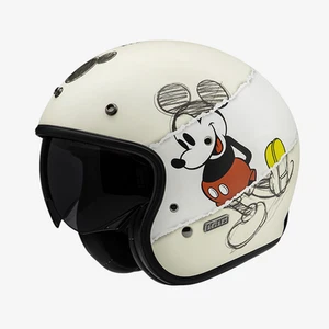 Casco Moto Jet HJC V31 Disney Mickey Sketch MC1SF Opaco 166171 - Picture 1 of 5