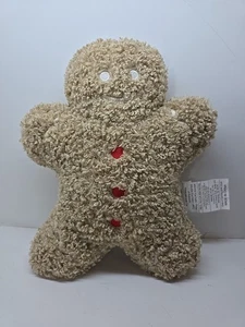 Mr. Lebkuchenkissen, Weihnachtskissen, Sherpa Kissen, Lebkuchenmannkissen  - Bild 1 von 3