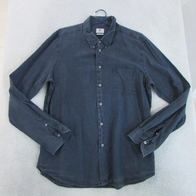 Paul Smith Shirt Mens Size XL Dark Blue Tailored Fit Button Up Long Sleeve - image 1 of 4