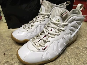 USED NIKE LITTLE POSITE PRO BIG KIDS WHITE GUM 644792 100 SZ 7 YTH REPLACEMENT - Picture 1 of 12