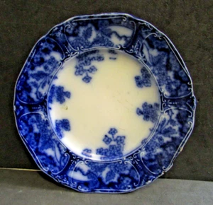 Antique Flow Blue plate by Cecil Till & Son - Picture 1 of 2
