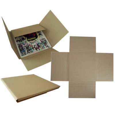 UKPS CARDBOARD CRUCIFORM RECORD MAILERS FITS MULTIPLE VINYL LP 7" 12" RECORDS 12 INCH