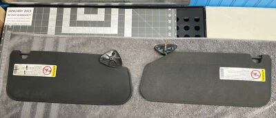 1995 2005 Chevrolet SUN VISOR SET L&R S-10 BLAZER JIMMY SONOMA BRAVADA BLACK - Image 1 of 4