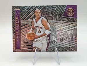 Vince Carter 2021-22 Panini Illusions Chasing the Hall Insert #15 Raptors